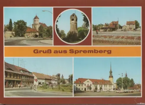 Spremberg - u.a. Georgenbergturm - 1990