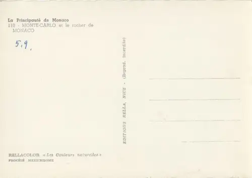 Monaco - Monte Carlo - Monaco - Rocher