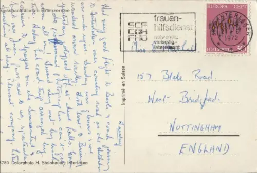 Schweiz - Brienzersee - Schweiz - Giessbachfälle