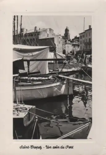 Frankreich - Frankreich - Saint-Tropez - Un coin du Port - ca. 1960