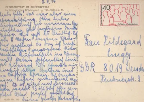 Freudenstadt - Häuserzeile