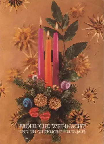 Fröhliche Weihnacht Kerzen