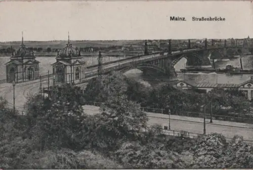 Mainz - Straßenbrücke - ca. 1935