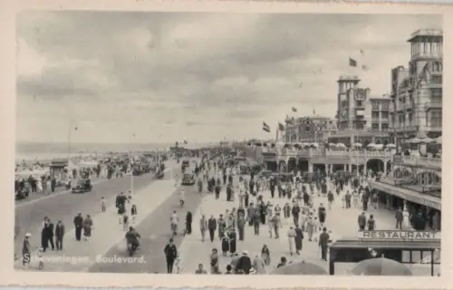 Niederlande - Niederlande - Den Haag, Scheveningen - Boulevard - ca. 1960