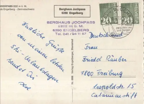 Schweiz - Engelberg - Schweiz - Jochpass