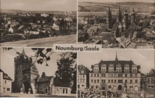 Naumburg - u.a. Blick vom Panoramaweg - 1966