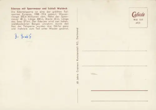 Edersee - Sperrmauer