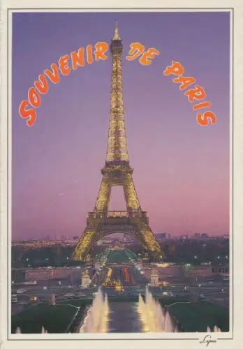 Frankreich - Paris - Frankreich - Eiffelturm illuminiert