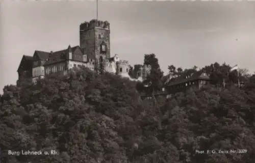 Lahnstein-Oberlahnstein, Burg Lahneck - ca. 1960