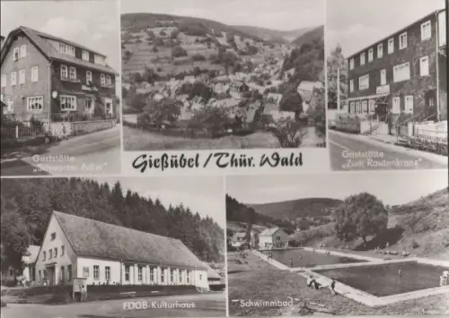 Gießhübel - u.a. Ansicht des Ortes - ca. 1985