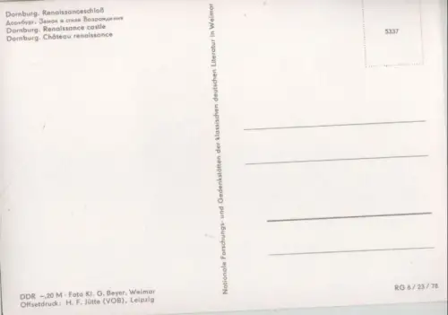 Dornburg - Renaissanceschloß