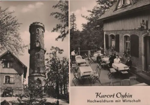 Kurort Oybin - Hochwaldturm mit Wirtschaft - 1960