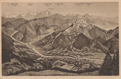 Lenggries - mit Gebirge