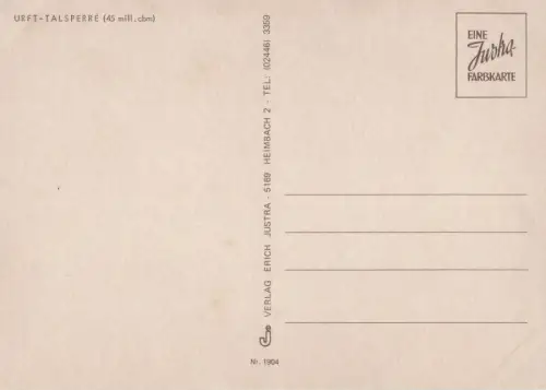 Urfttalsperre - 4 Bilder