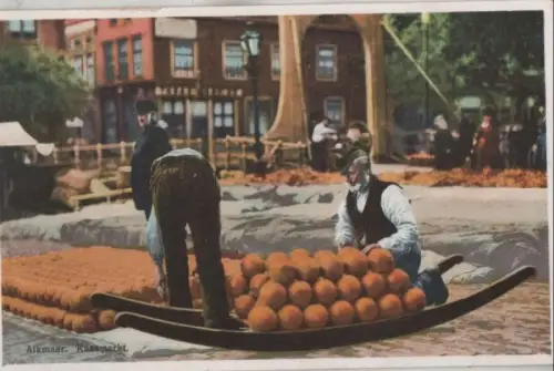Niederlande - Niederlande - Alkmaar - Kaasmarkt - ca. 1955