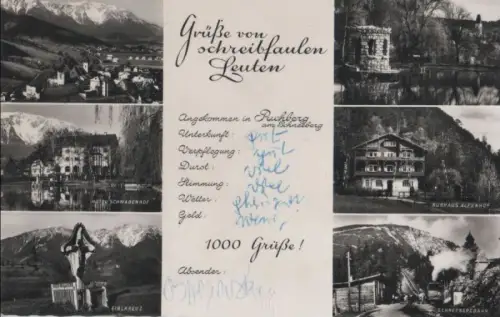 Österreich - Österreich - Puchberg am Schneeberg - 6 Teilbilder - 1962