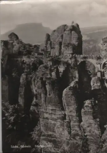 Sächsische Schweiz - Basteibrücke - 1964