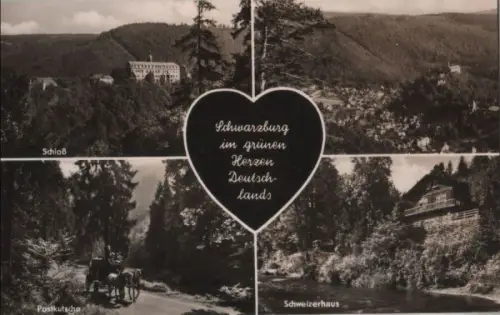 Schwarzburg - u.a. Ansicht von oben - 1961