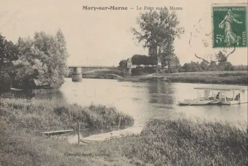 Frankreich - Mary-sur-Marne - Frankreich - Pont