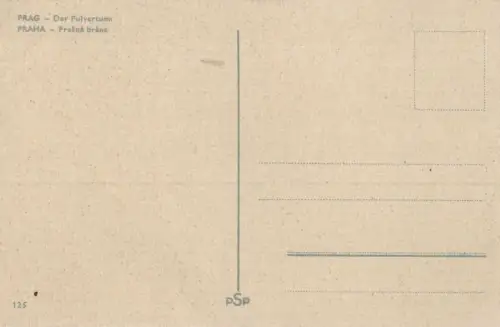 Tschechien - Prag - Praha - Tschechien - Pulverturm