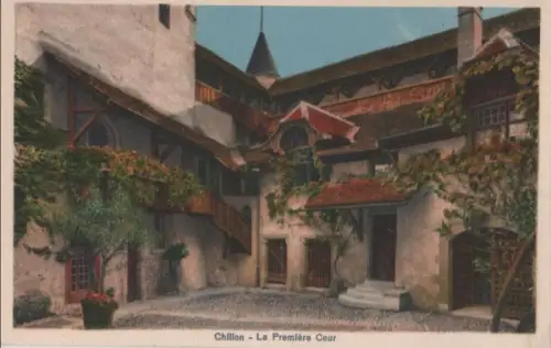 Schweiz - Schweiz - Chillon - La Premiere Cour - ca. 1950