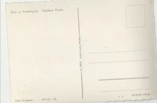 Freiberg - Dom, Goldene Pforte