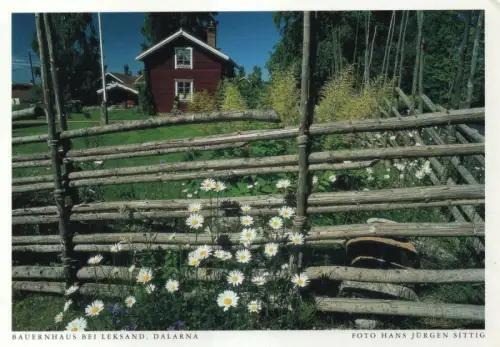 Schweden - Dalarna - Schweden - Bauernhaus bei Leksand