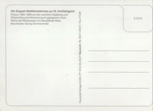 Waldsassen - Wallfahrtskirche