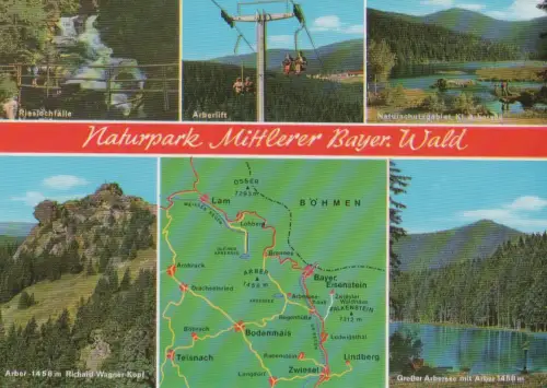 Bayerischer Wald - u.a. Rieslochfälle - ca. 1985