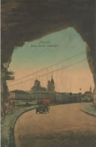 Passau - Blick durchs Felsentor - ca. 1920