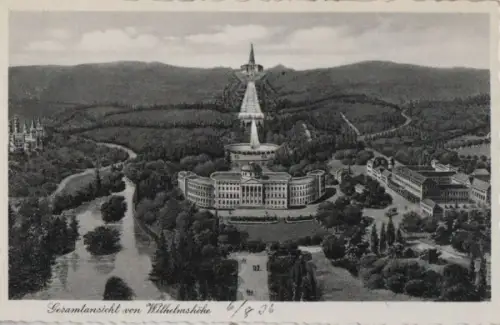 Kassel-Wilhelmshöhe - Gesamtansicht - ca. 1950