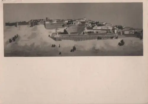 Berlin-Mitte, Pergamon-Museum - Modell der Burg - ca. 1955