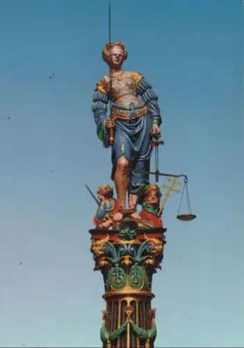Schweiz - Schweiz - Bern - Gerechtigkeitsbrunnen, Detail - 1985