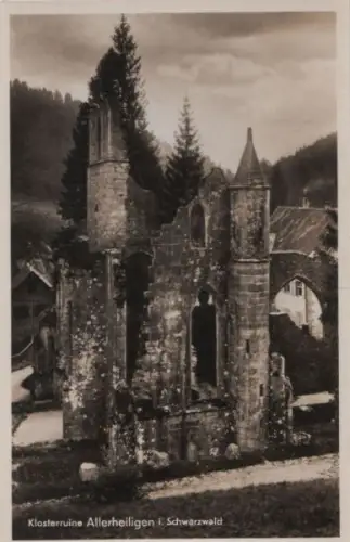 Oppenau-Allerheiligen - Klosterruine - ca. 1950