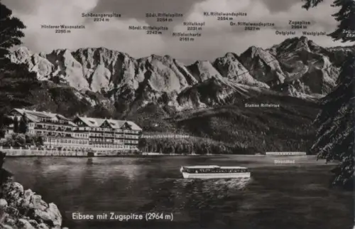 Eibsee - mit Zugspitze - 1962