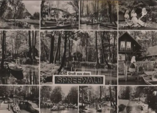 Spreewald - mit 11 Bildern - ca. 1965