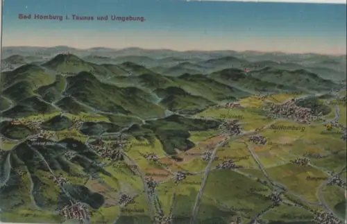 Bad Homburg - mit Umgebung - ca. 1925