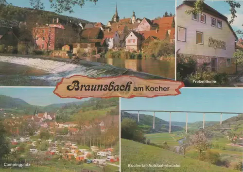 Braunsbach - u.a. Campingplatz - ca. 1980