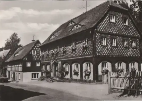 Großschönau-Waltersdorf - Oberlausitzer Umgebindehaus - ca. 1985