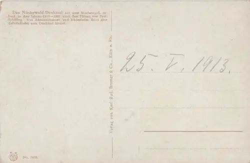 Rüdesheim - Niederwald-Denkmal