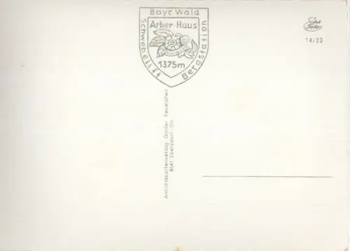 Arber (Berg) - Sesselbahn