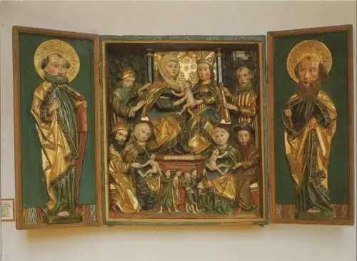 Schmalkalden - Stadtkirche, Schnitzaltar