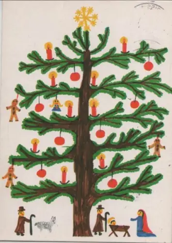 Weihnachtsbaum Kinderzeichnung