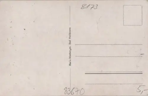 Bad Heilbrunn - mit Gedicht