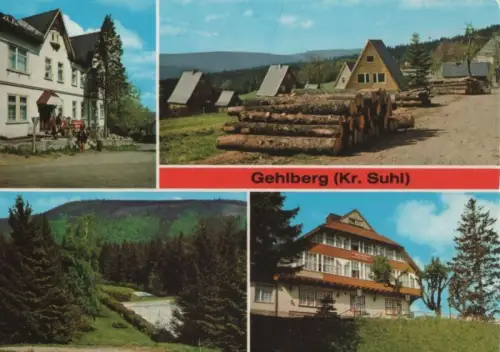 Gehlberg - u.a. FDGB-Erholungsheim Daheim - 1986