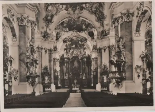 Ottobeuren - Inneres der Basilika - ca. 1960