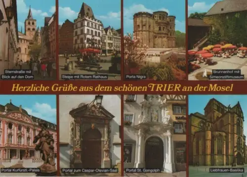 Trier - u.a. Portal Kurfürstl.-Palais - 1994