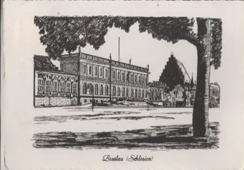 Breslau - Schloß und Dorotheenkirche - 1978