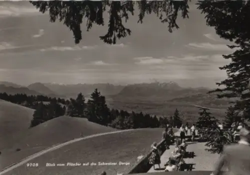 Österreich - Österreich - Pfänder - Blick auf die Schweizer Berge - ca. 1960