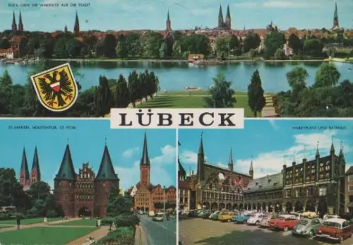 Lübeck u.a. Blick auf Stadt - 1967